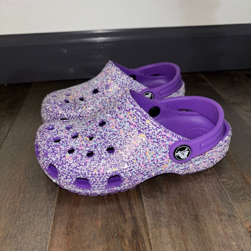 Kids classic Glitter Crocs